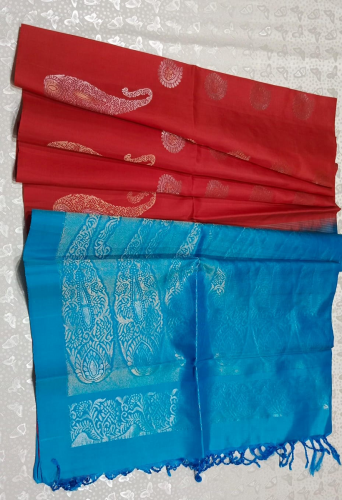 SOFT SILK SAREE WITH BLOUSE